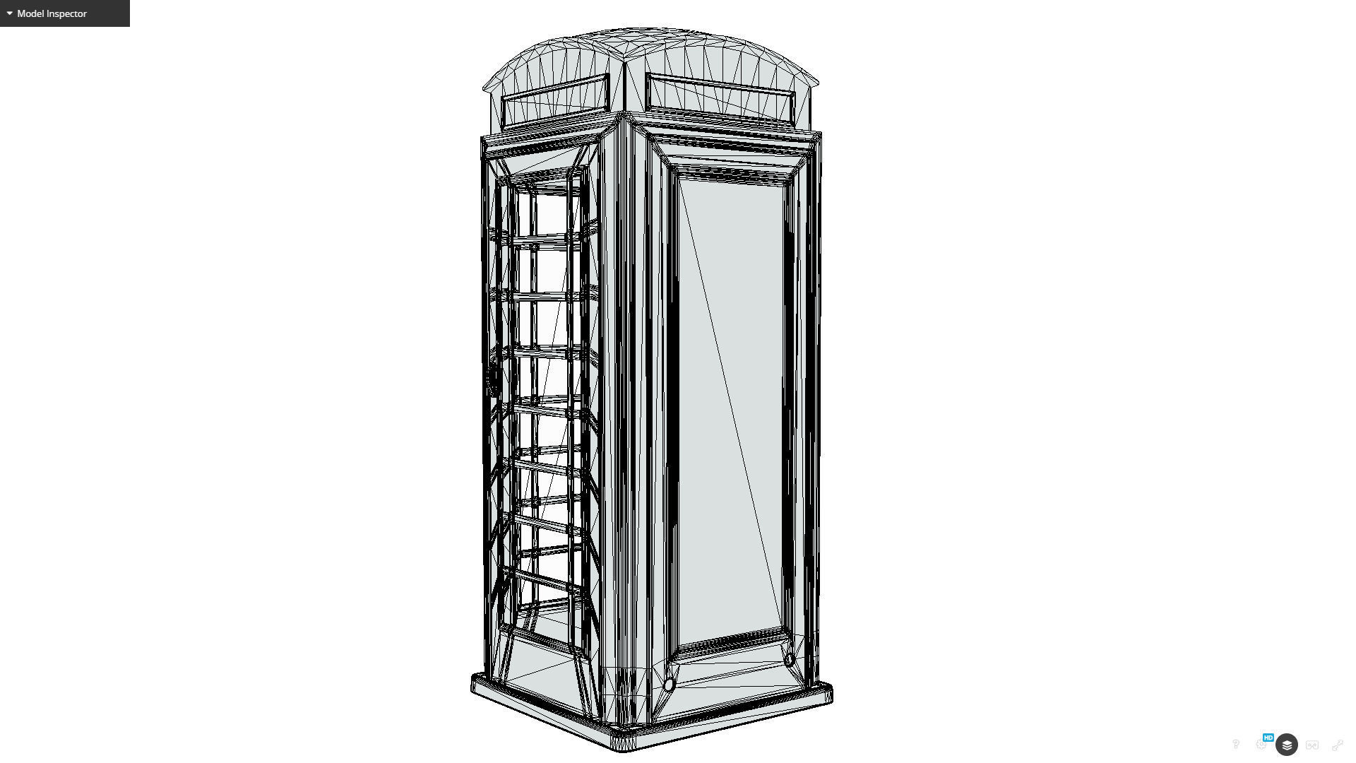 Phone Booth 01 - Game-ready - PBR Low-poly 3D model_9
