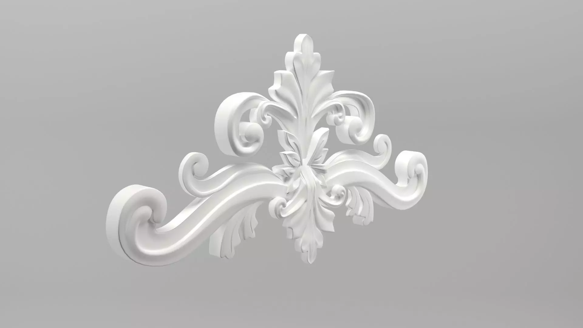 ornaments decorative ornament Low-poly 3D model_0