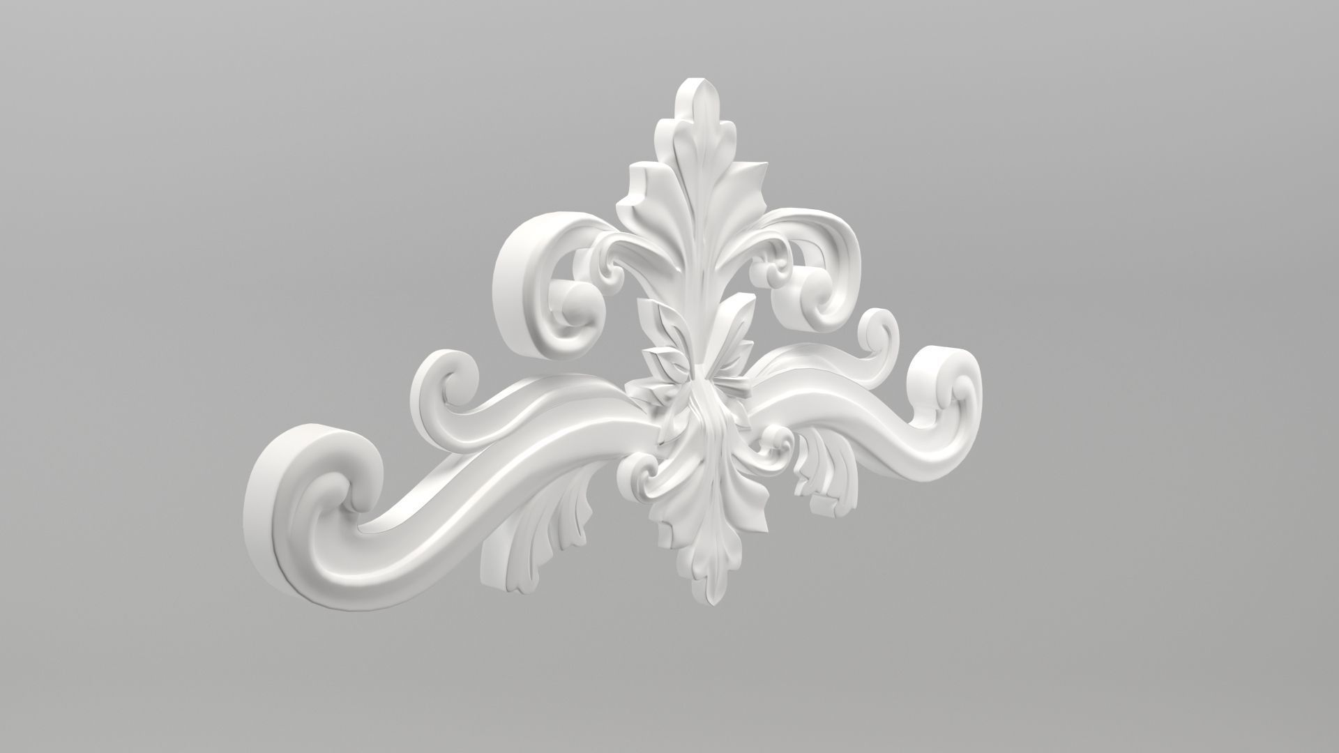 ornaments decorative ornament Low-poly 3D model_5