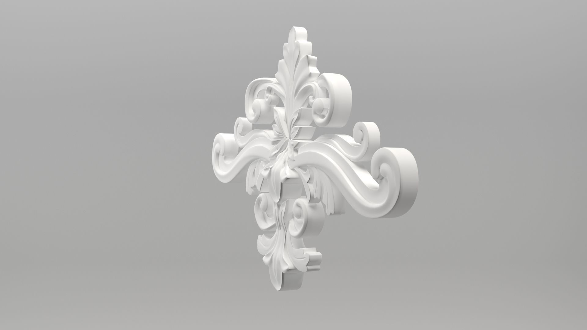 ornaments decorative ornament Low-poly 3D model_2