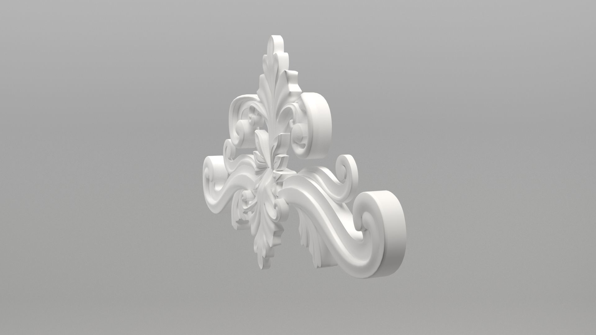 ornaments decorative ornament Low-poly 3D model_4