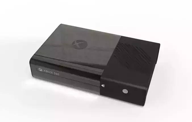 Xbox 360 3D model Xbox 360 3D model