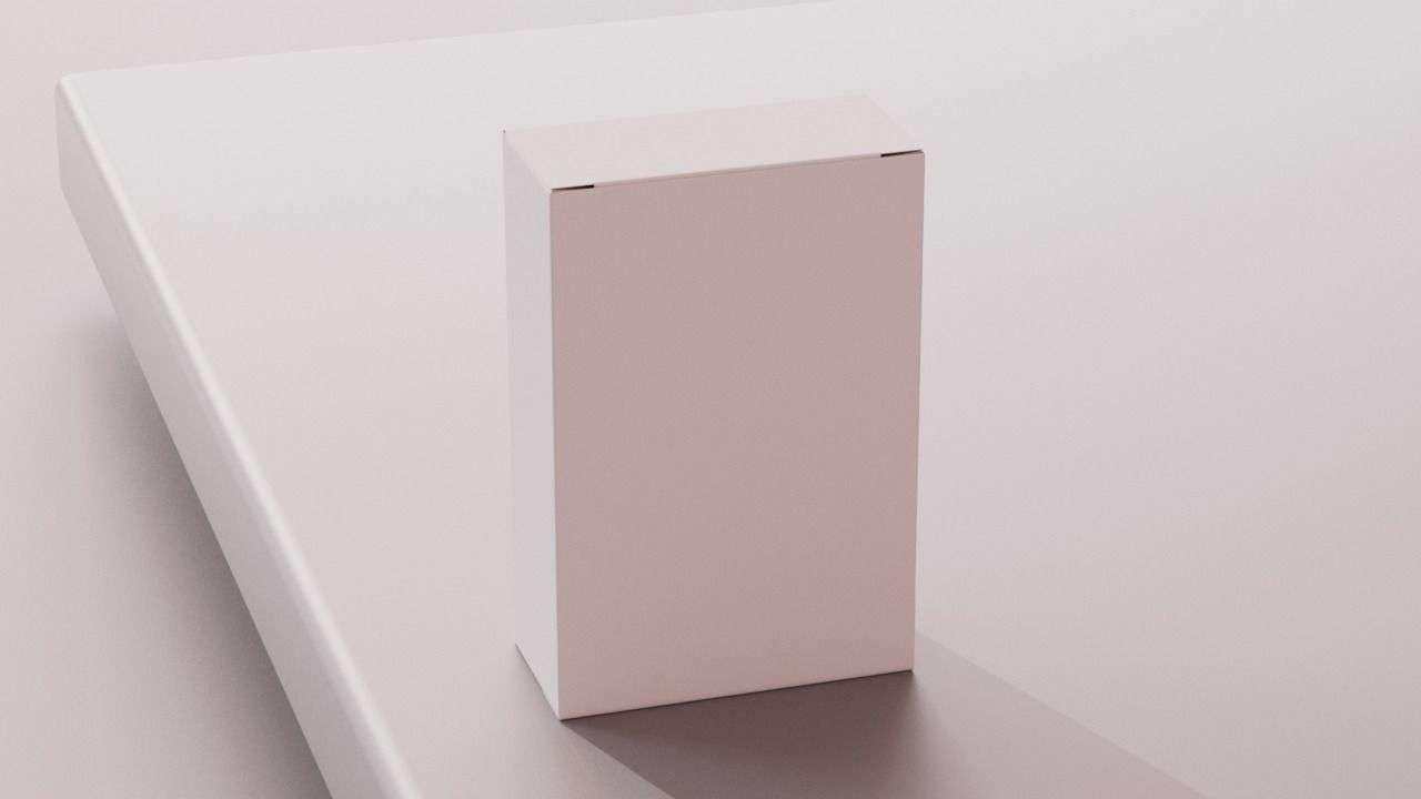 3D Pharma Tablet Box Modeling 3D model_2