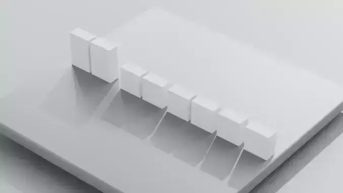 3D Pharma Tablet Box Modeling  3D model