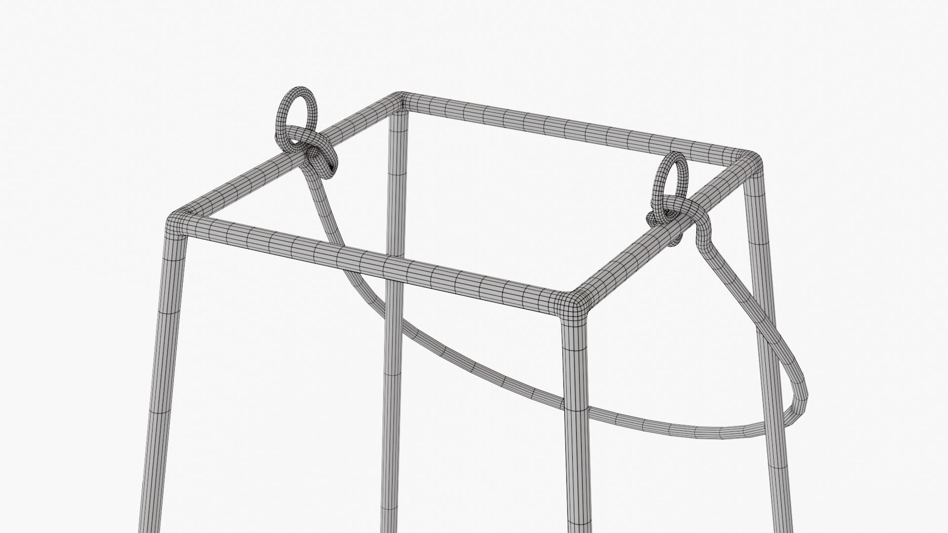 lantern01 two metal candle holders 3D model_8