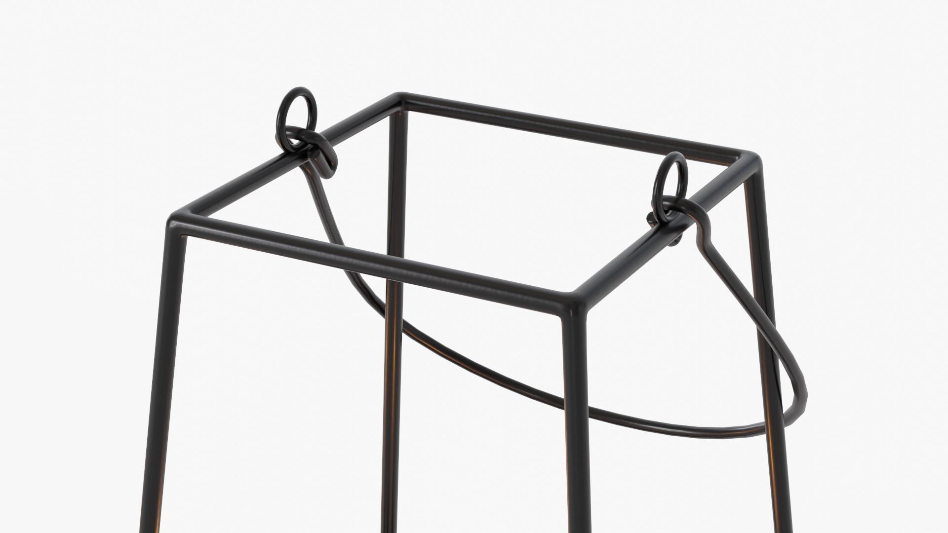 lantern01 two metal candle holders 3D model_3