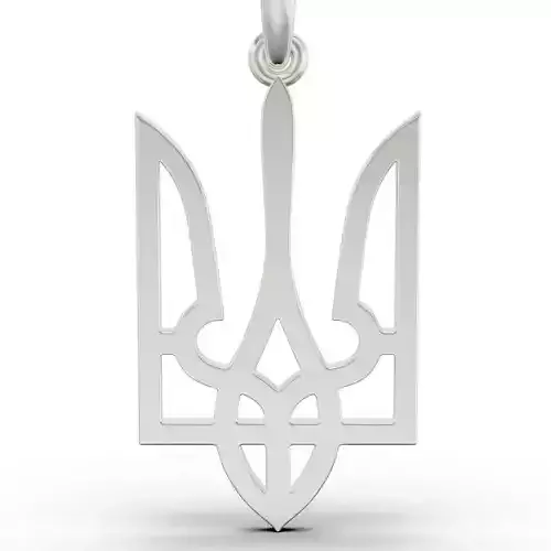 Emblem of Ukraine 3D print model