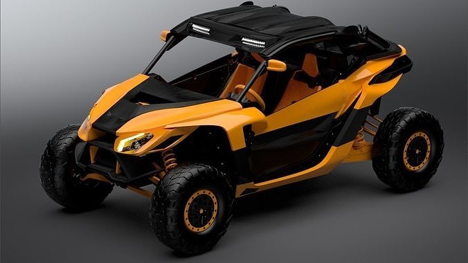 MANSORY Xerocole Buggy 3D Model HQ Detail Low-poly 3D model
