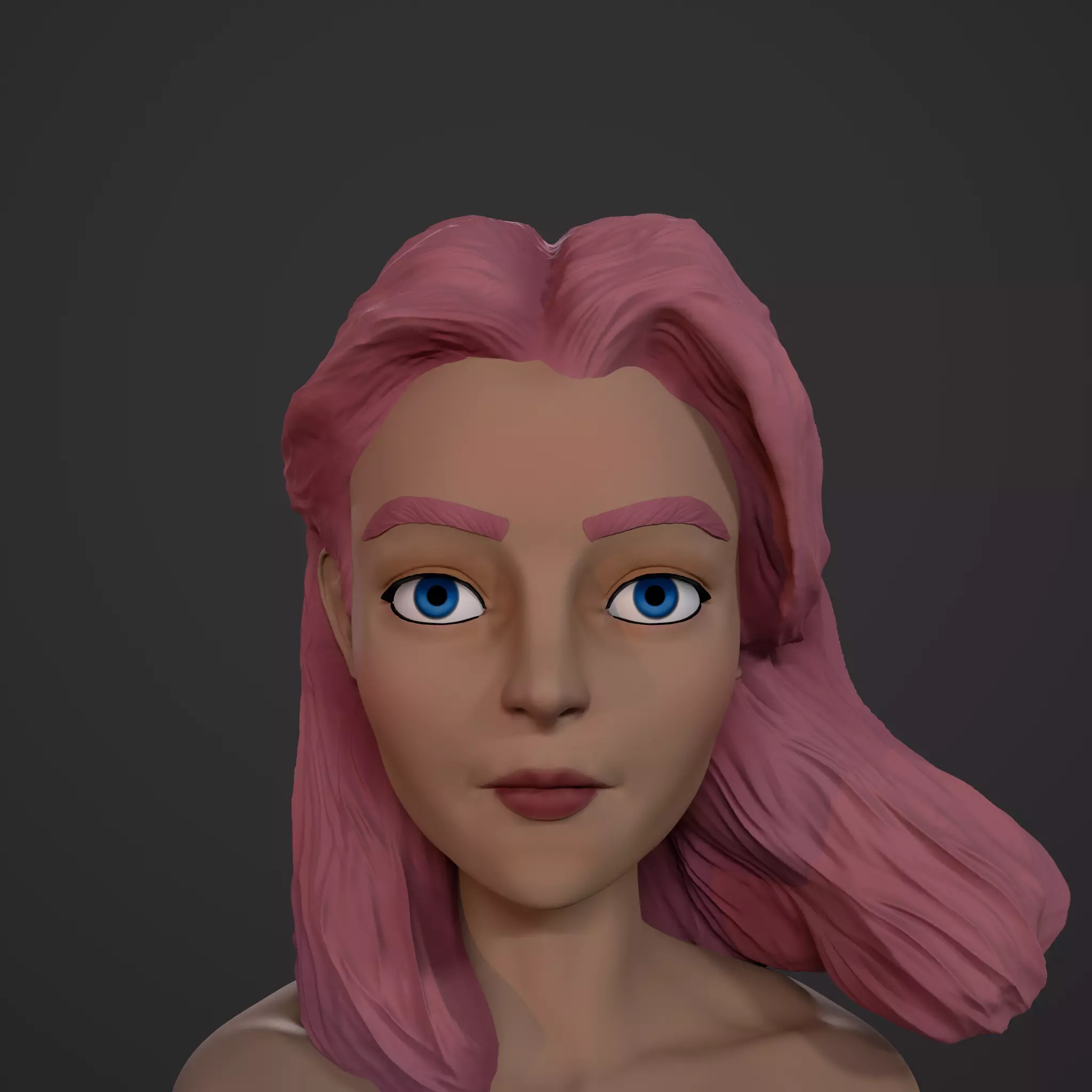 Stylized Girl - Mel Free 3D model