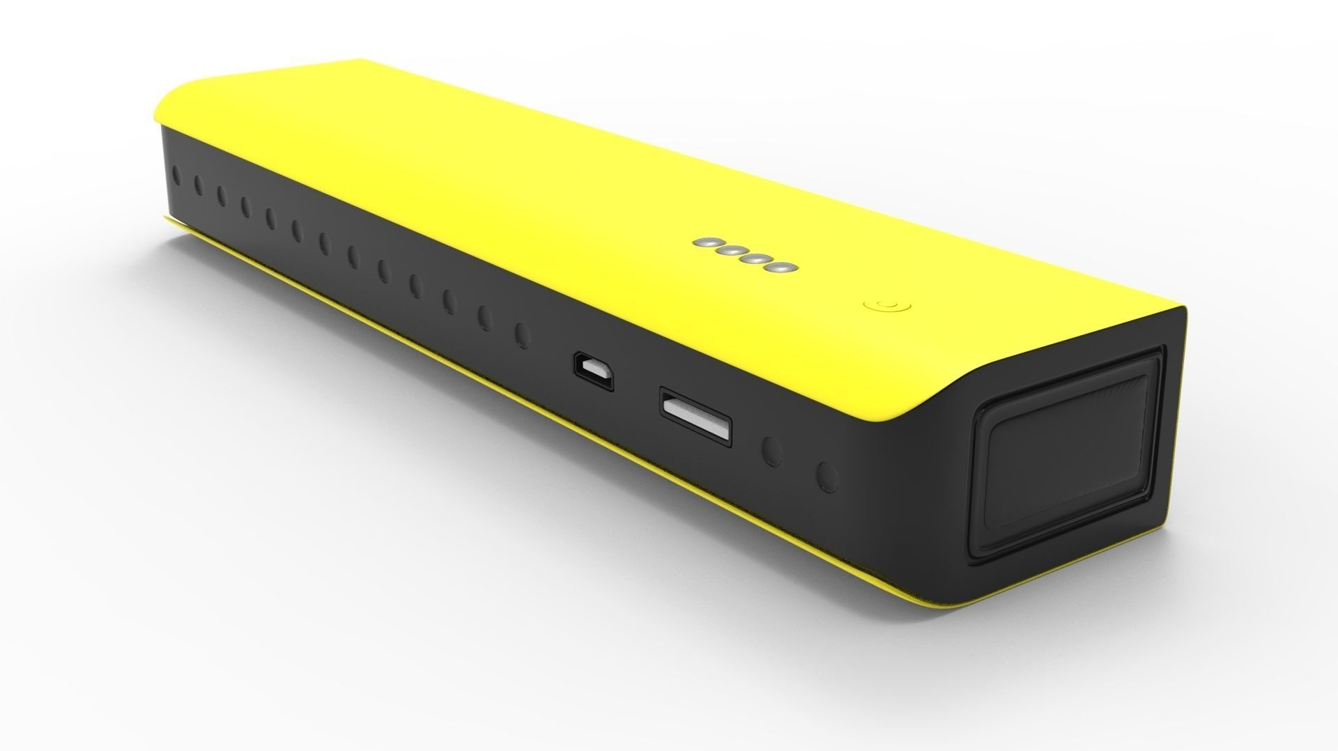 POWERBANK 02 YELLOW 3D model_9