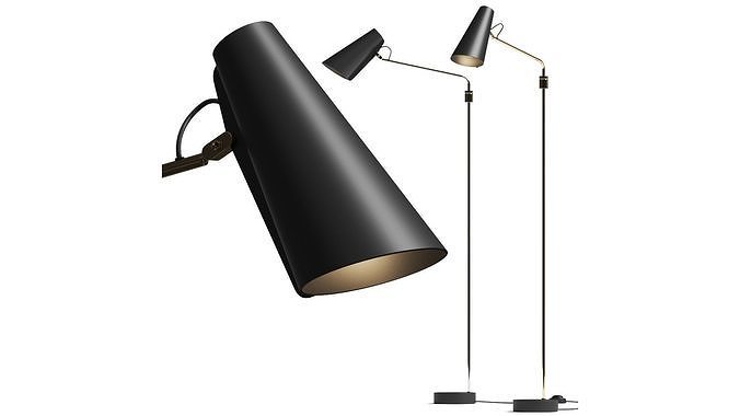 Northern Birdy Swing Floor Lamp 3D model