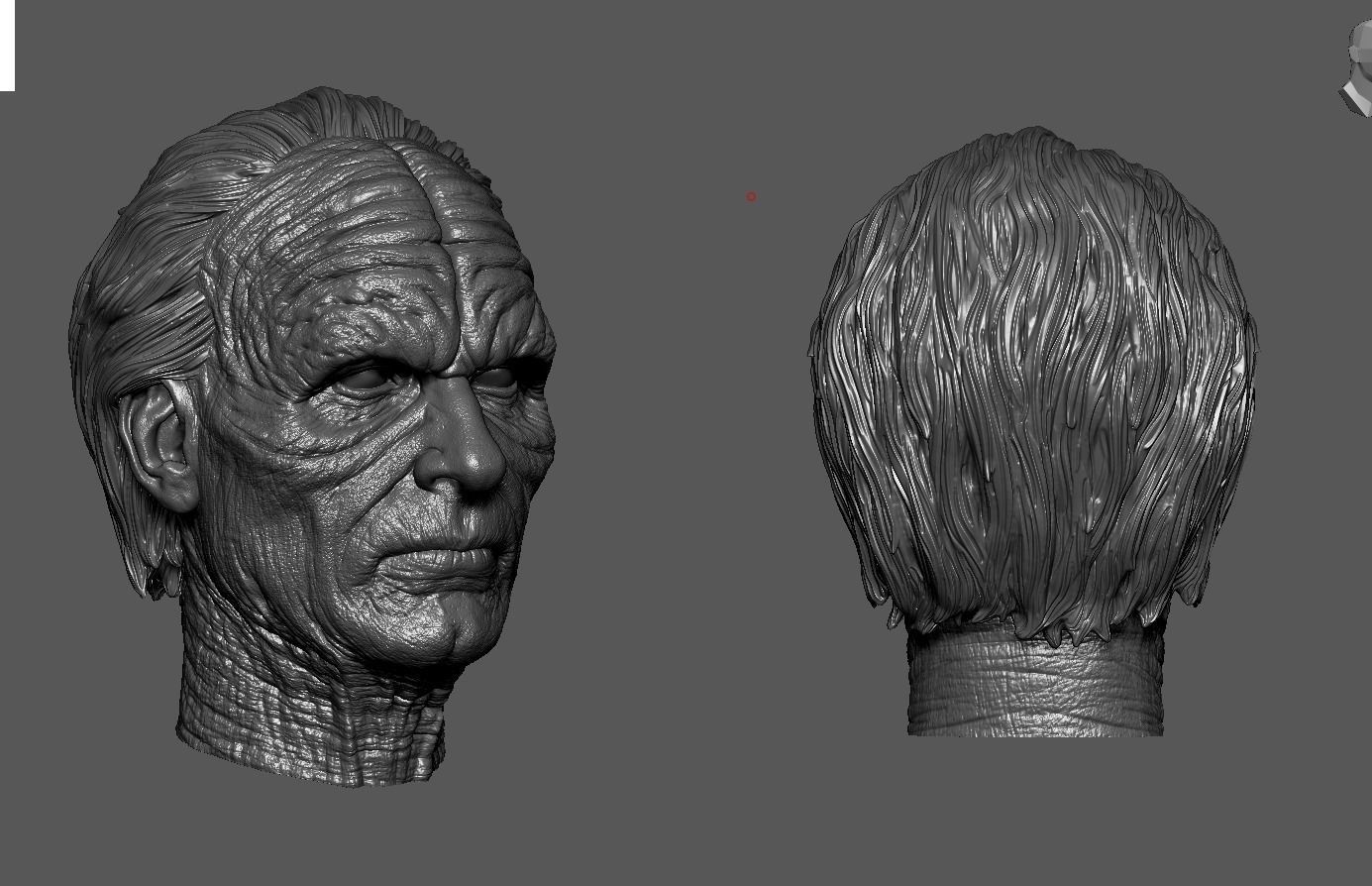 Ian McDiarmid - Palpatine Head-Star Wars 3D print model_12