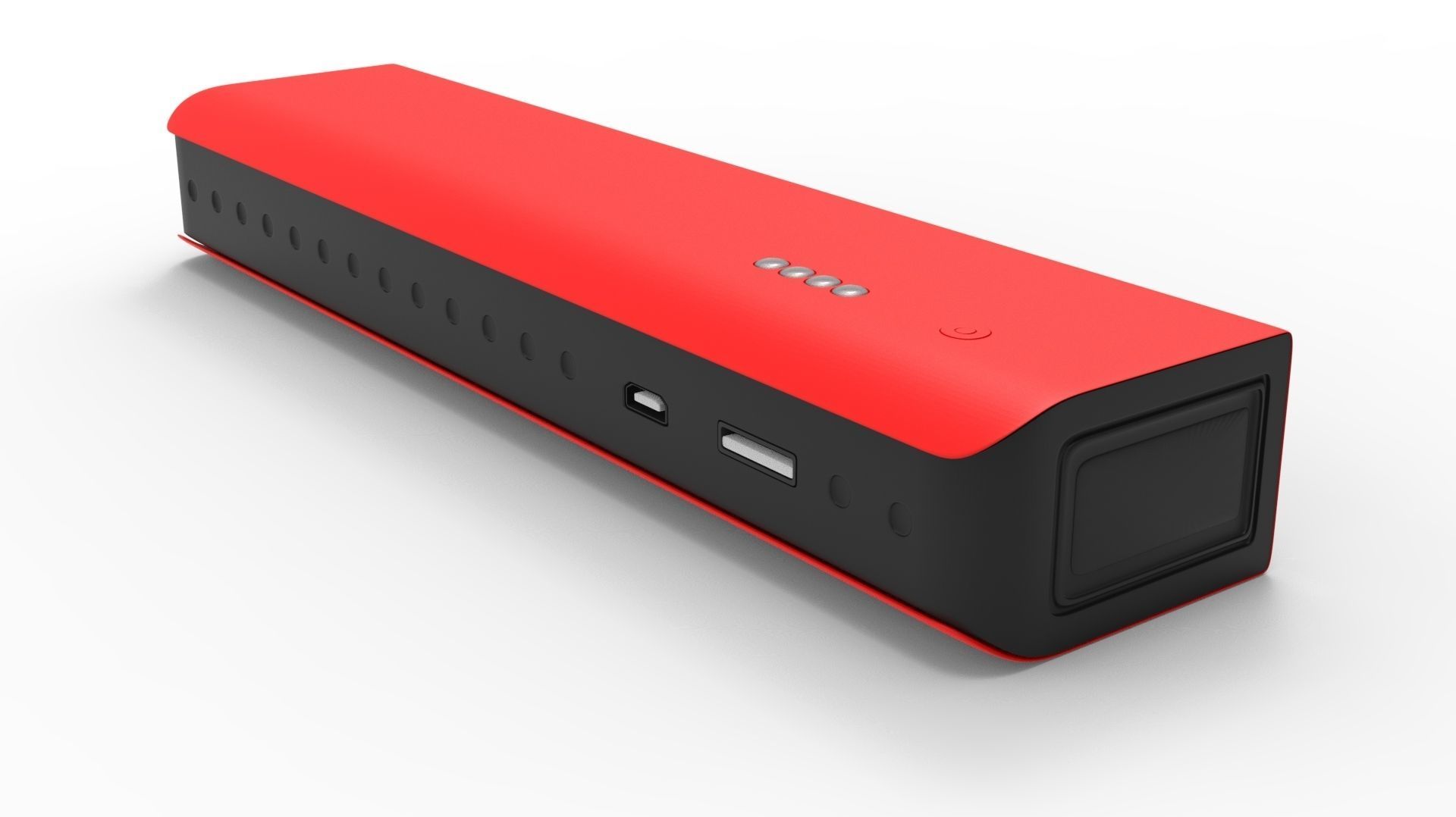 POWERBANK 02 RED 3D model_9