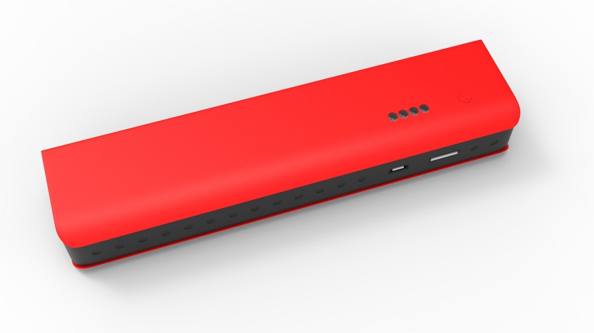 POWERBANK 02 RED 3D model_5