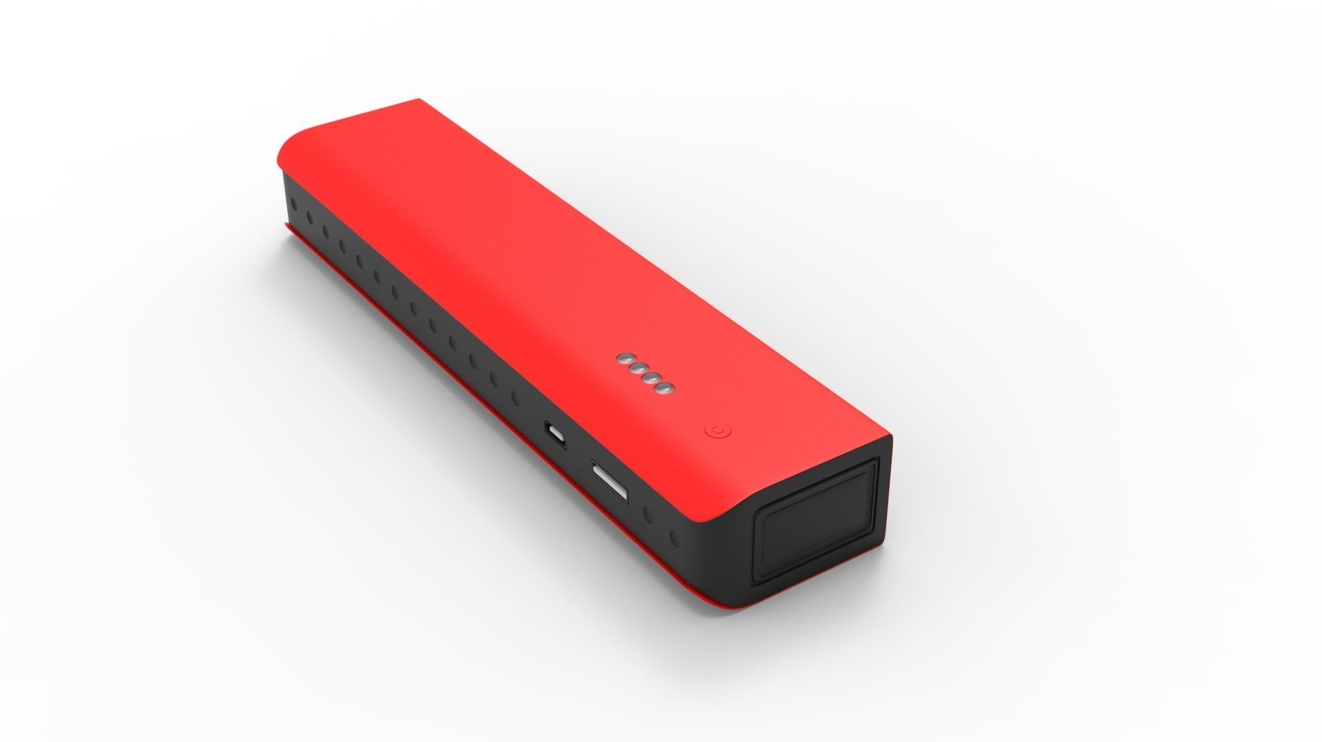 POWERBANK 02 RED 3D model_4