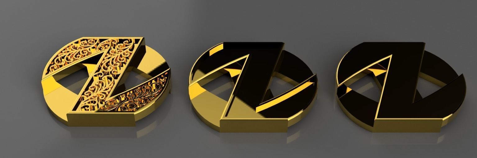 z link chaps bracelet chain  3D print model_3