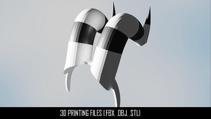Helluva Boss - Moxxies horns 3D print model
