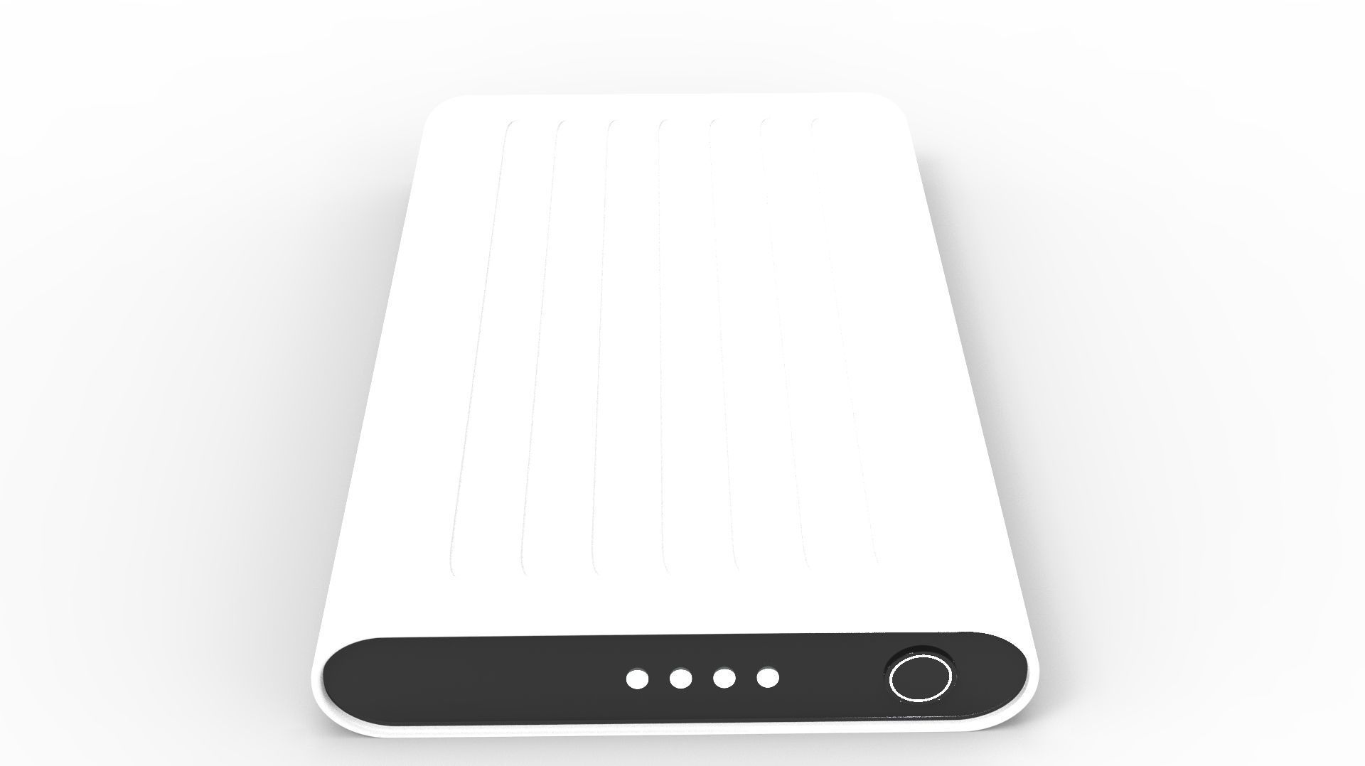 POWER BANK 03 WHITE 3D model_16