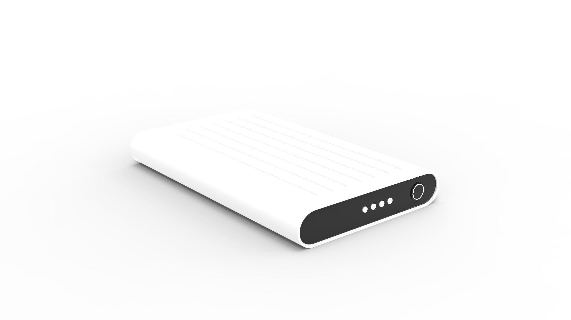 POWER BANK 03 WHITE 3D model_37
