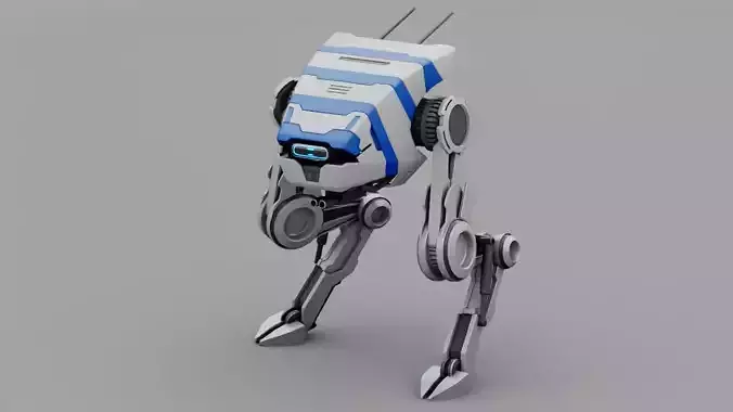 Dino robot  rigged character