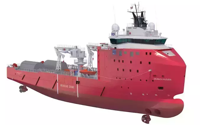 Multi Role Vessel Skandi Hugen 3D model