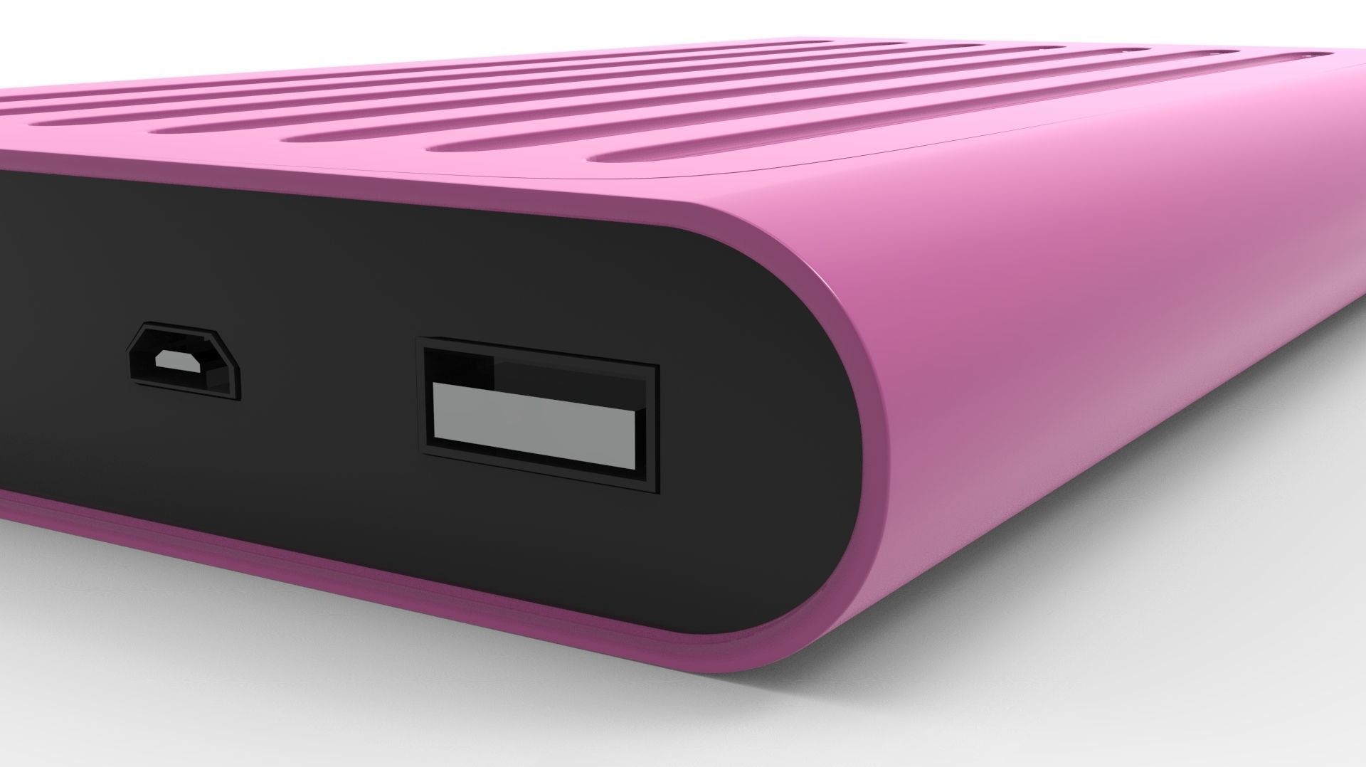 POWER BANK 03 PURPLE 3D model_13