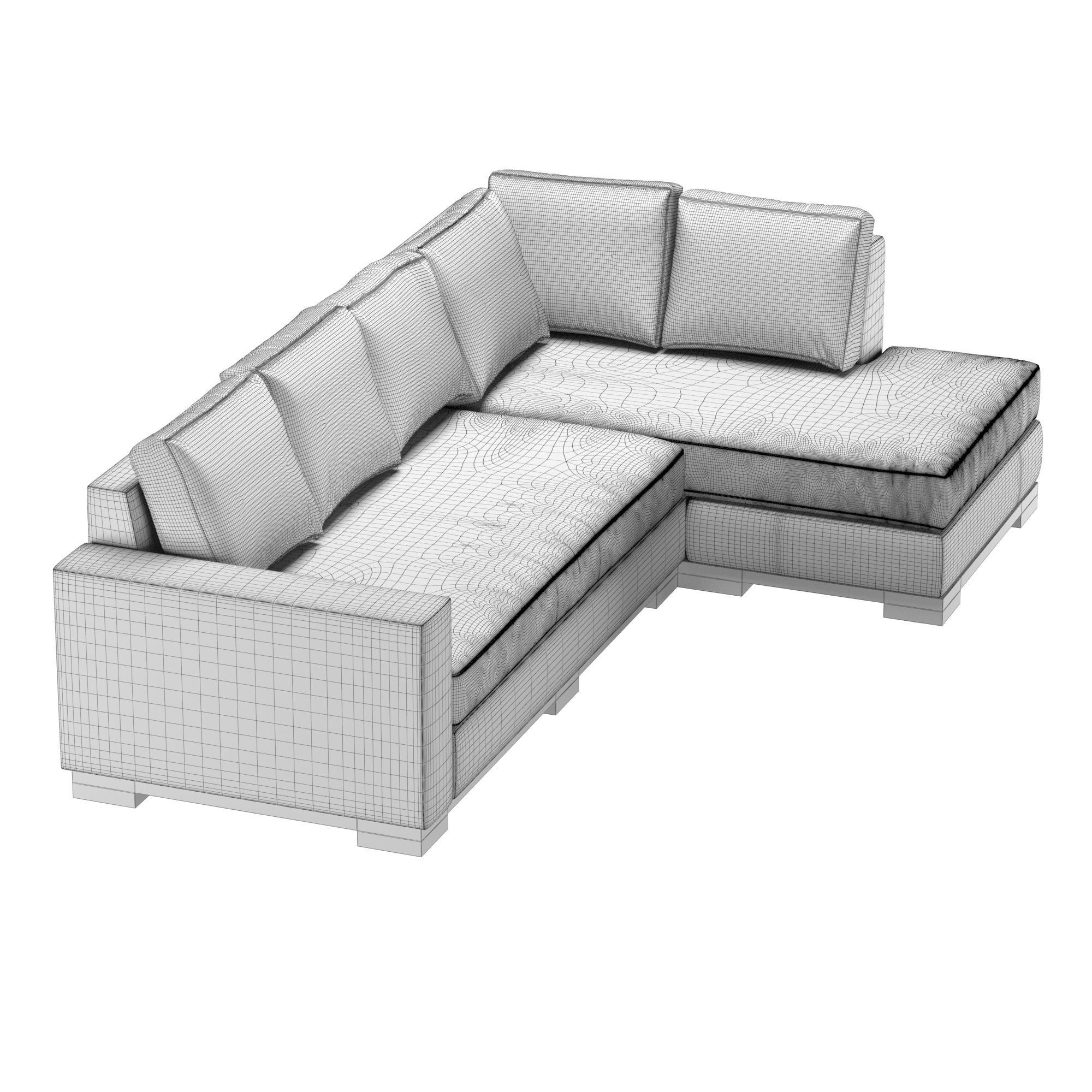 sofa Ocean 3D model_6