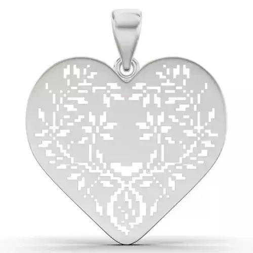 Vyshivanka Heart pendant Ukraine