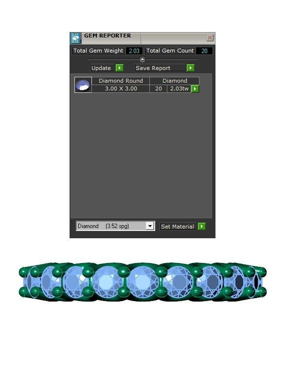 Ring060 gold diamond eternity ring 3D print model_6