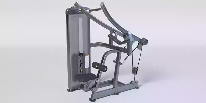 FUSE XL LAT PULLDOWN Low-poly 3D model