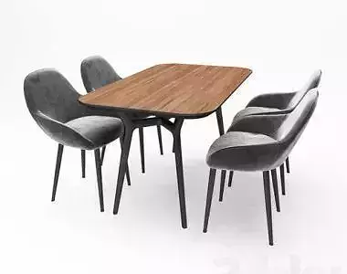 dining table 3D model | CGTrader