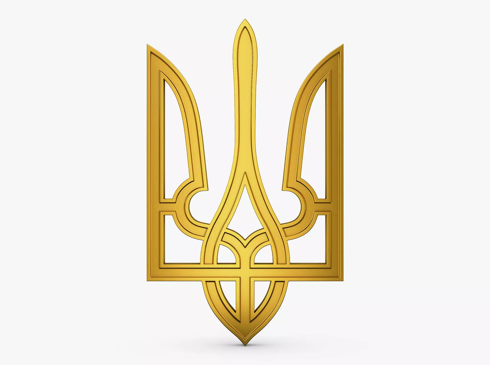 Ukraine State Emblem M 5 3D model_0