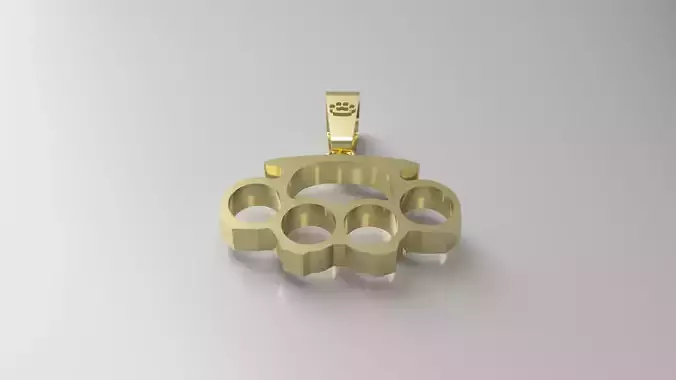 nuckle duster pendant 
