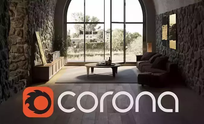 Stone Room Corona Render