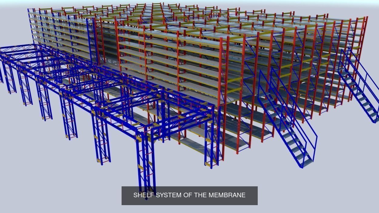 Storage and Archiving Steel Racking Systems 3D Model Collection_2