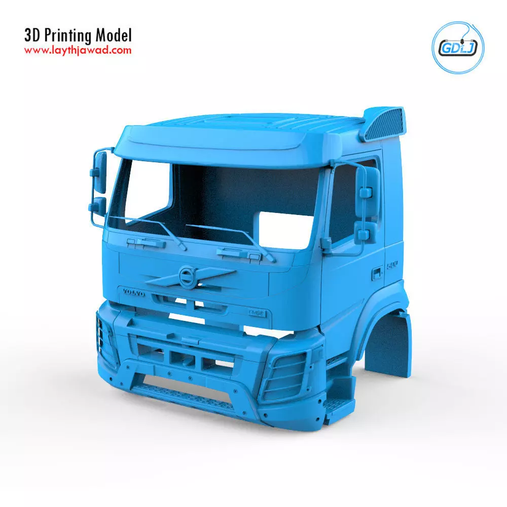 Volvo FMX porteur 500 Cabin 3D print model