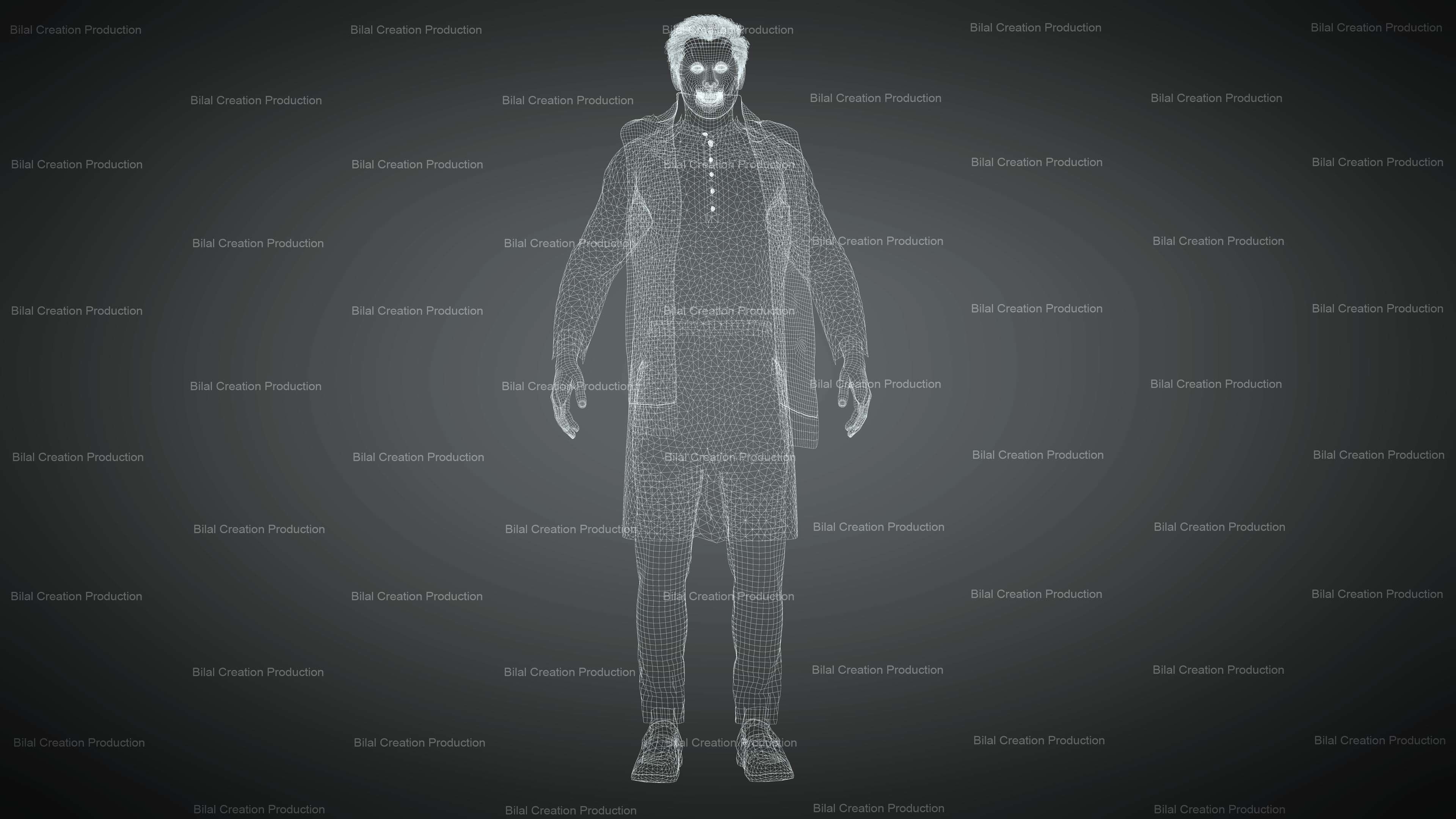 Imran Khan with Animation 3D model_20