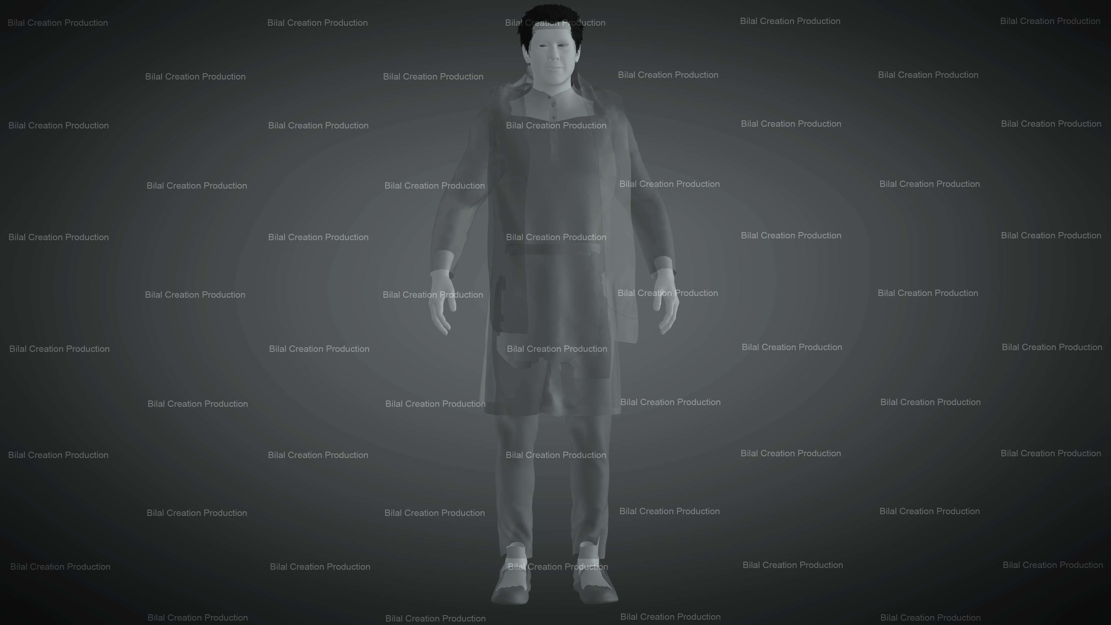 Imran Khan with Animation 3D model_18