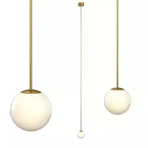 BRASS ARCHITECTURAL COLLECTION PENDANT 80 3D model
