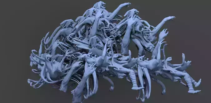 Hellscape body mound 