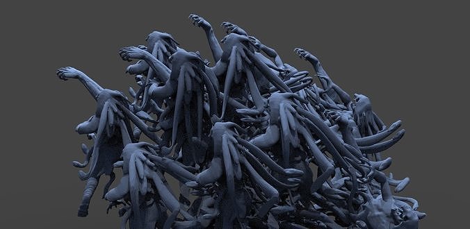 Hellscape body mound  3D model