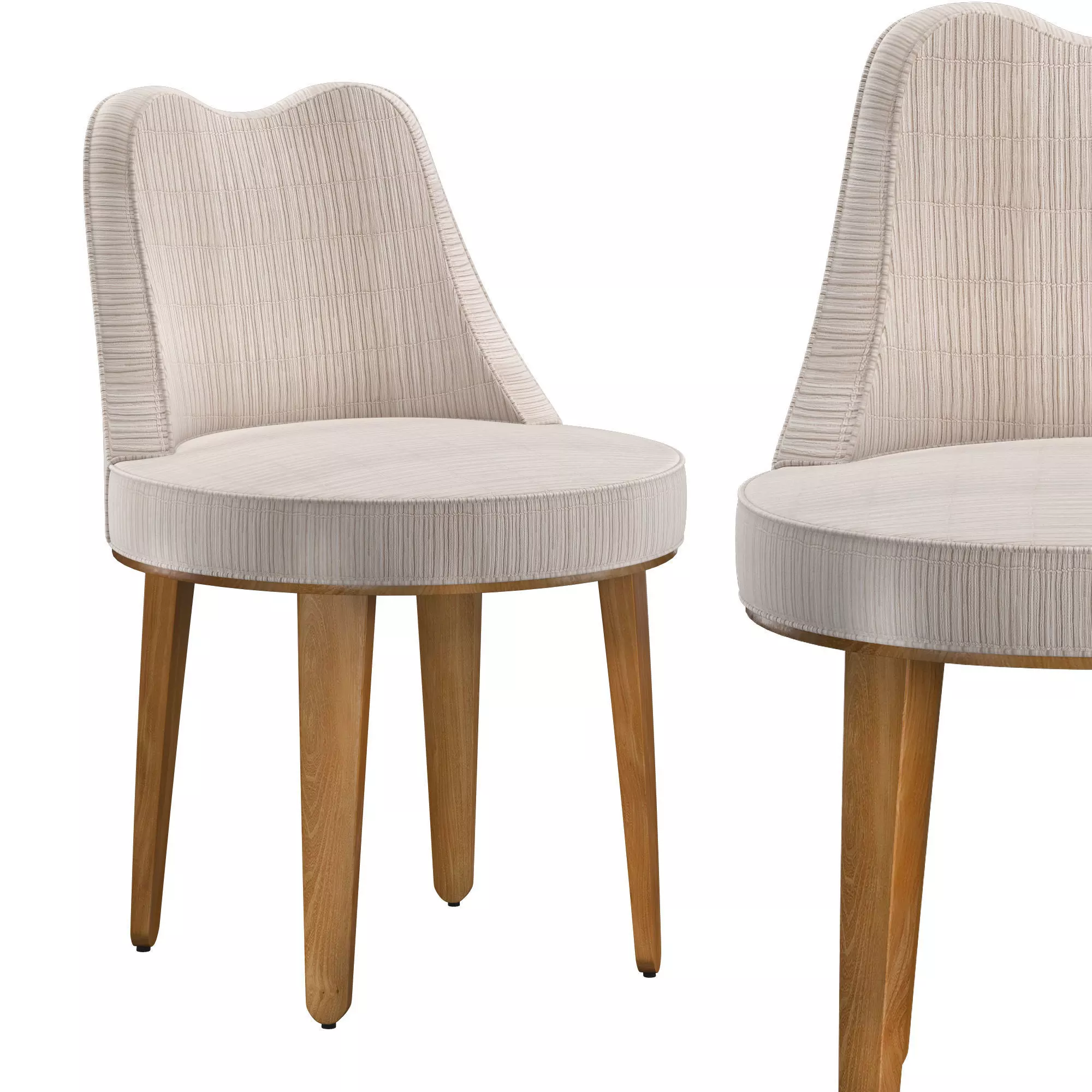 Swivel chair 3D model_0