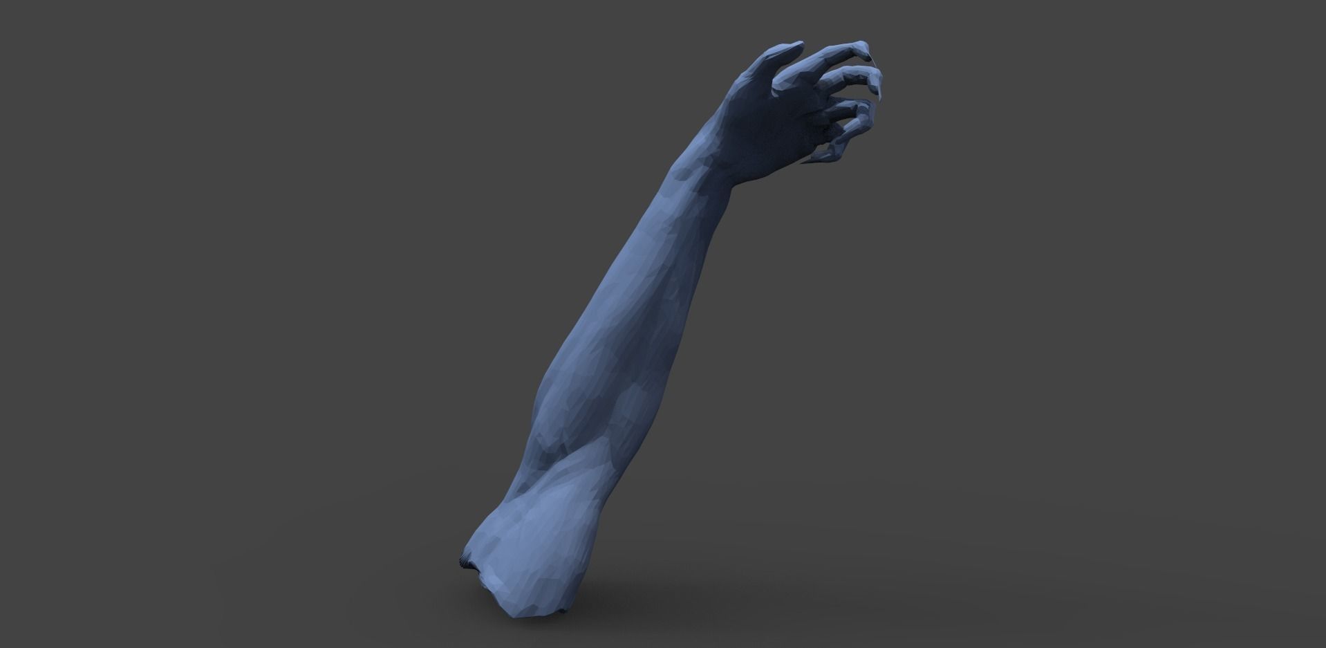 Arm reaching up 3D model_1
