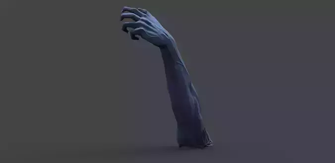 Arm reaching up 3D model