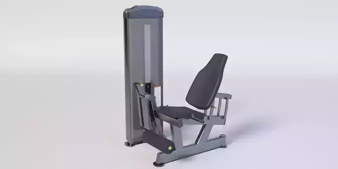 LEG EXTENSION Gym Equipment Low-poly 3D model
