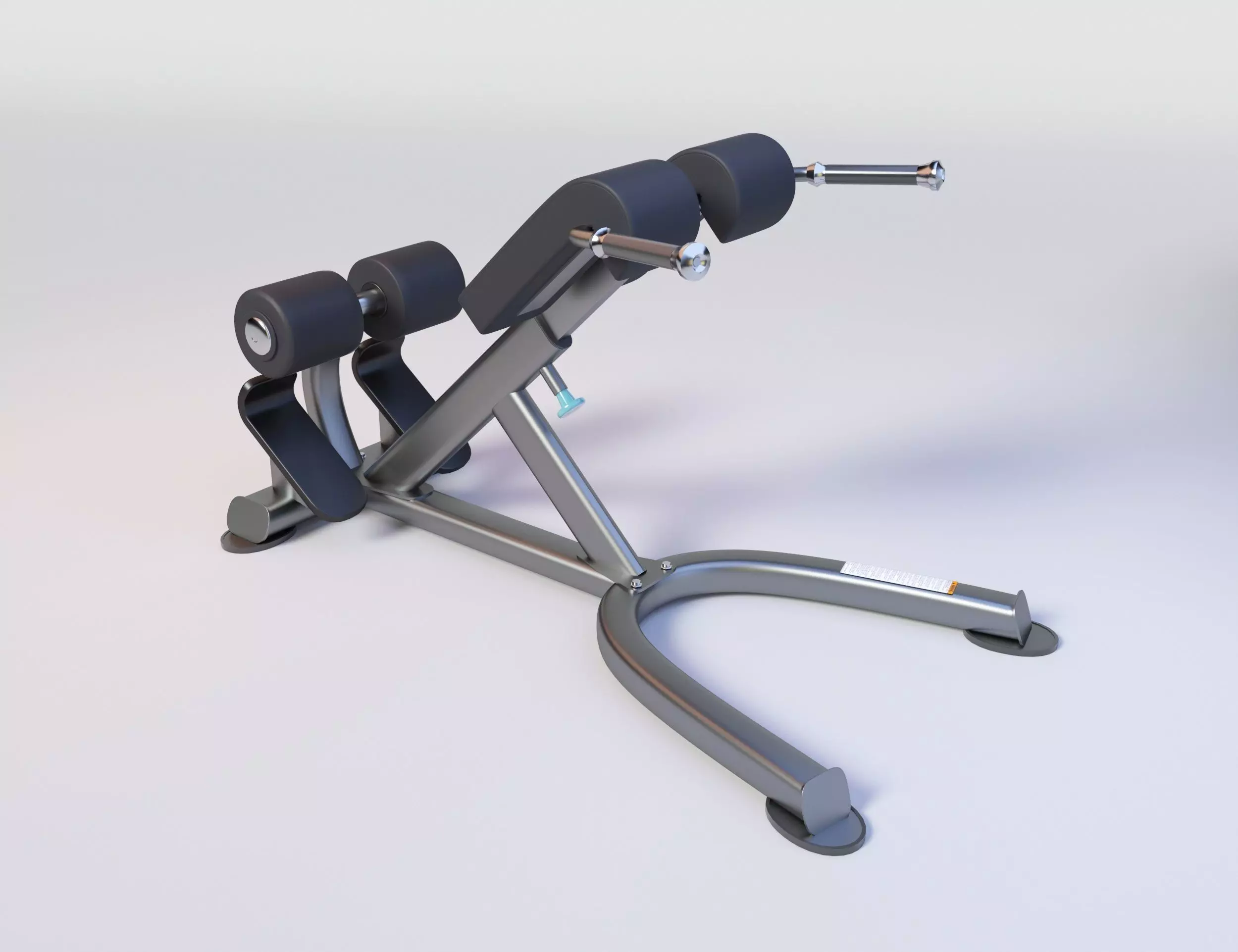 ROMAN CHAIR Gym Equipment Free low-poly 3D model_0