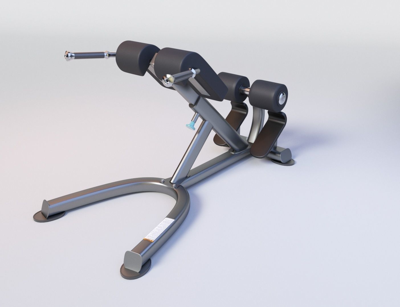 ROMAN CHAIR Gym Equipment Free low-poly 3D model_2