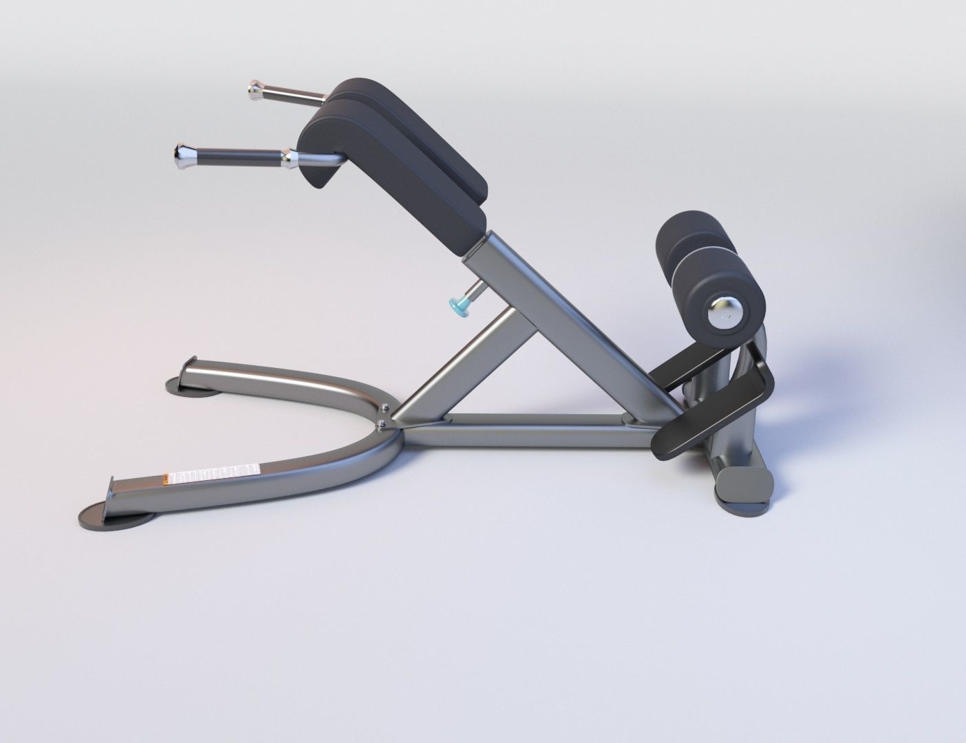ROMAN CHAIR Gym Equipment Free low-poly 3D model_3