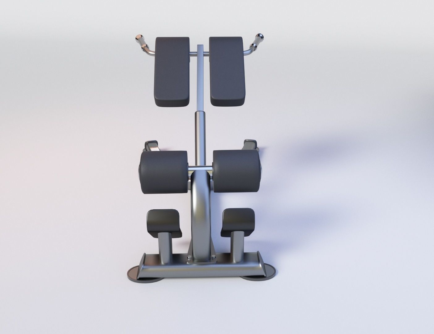 ROMAN CHAIR Gym Equipment Free low-poly 3D model_5
