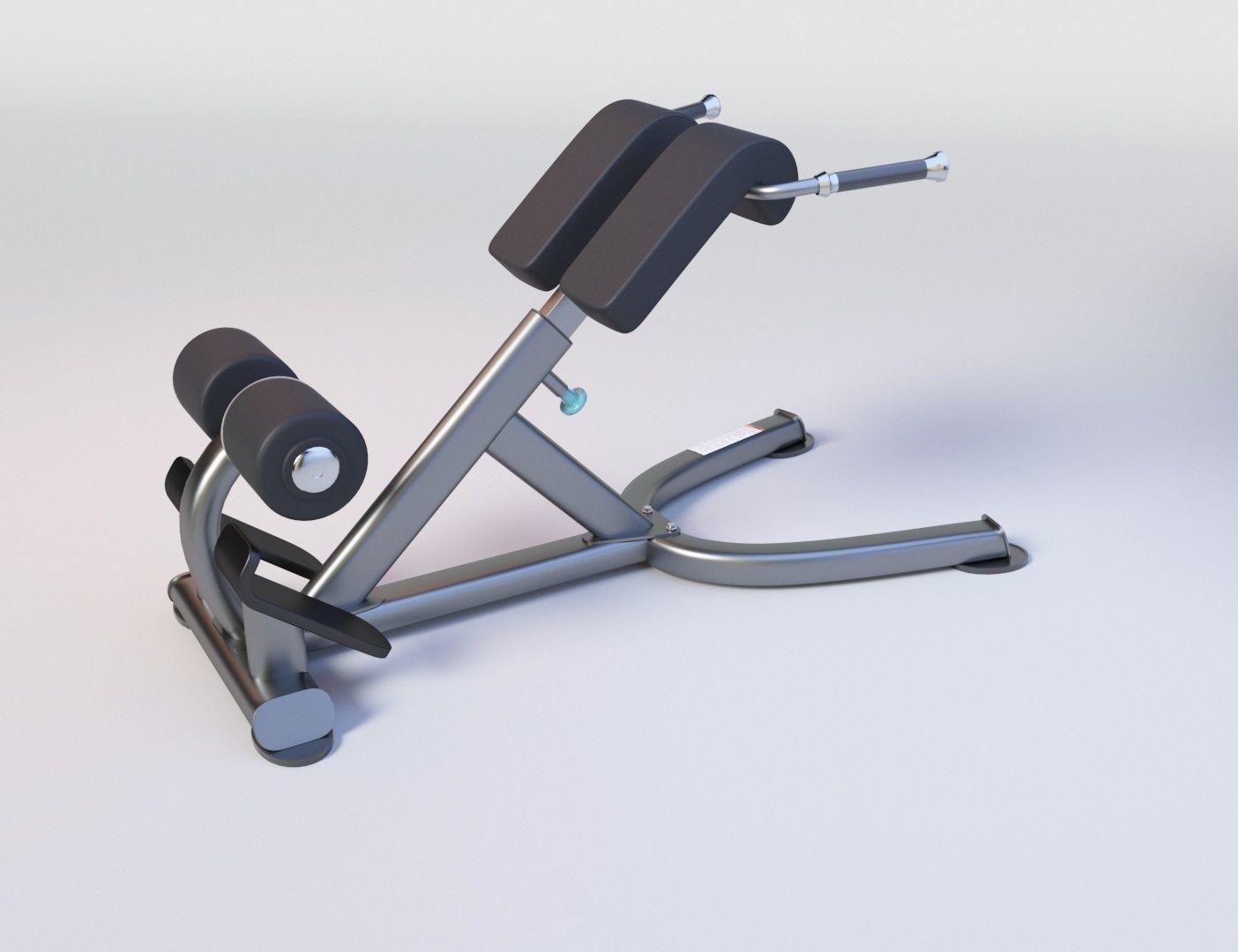 ROMAN CHAIR Gym Equipment Free low-poly 3D model_6